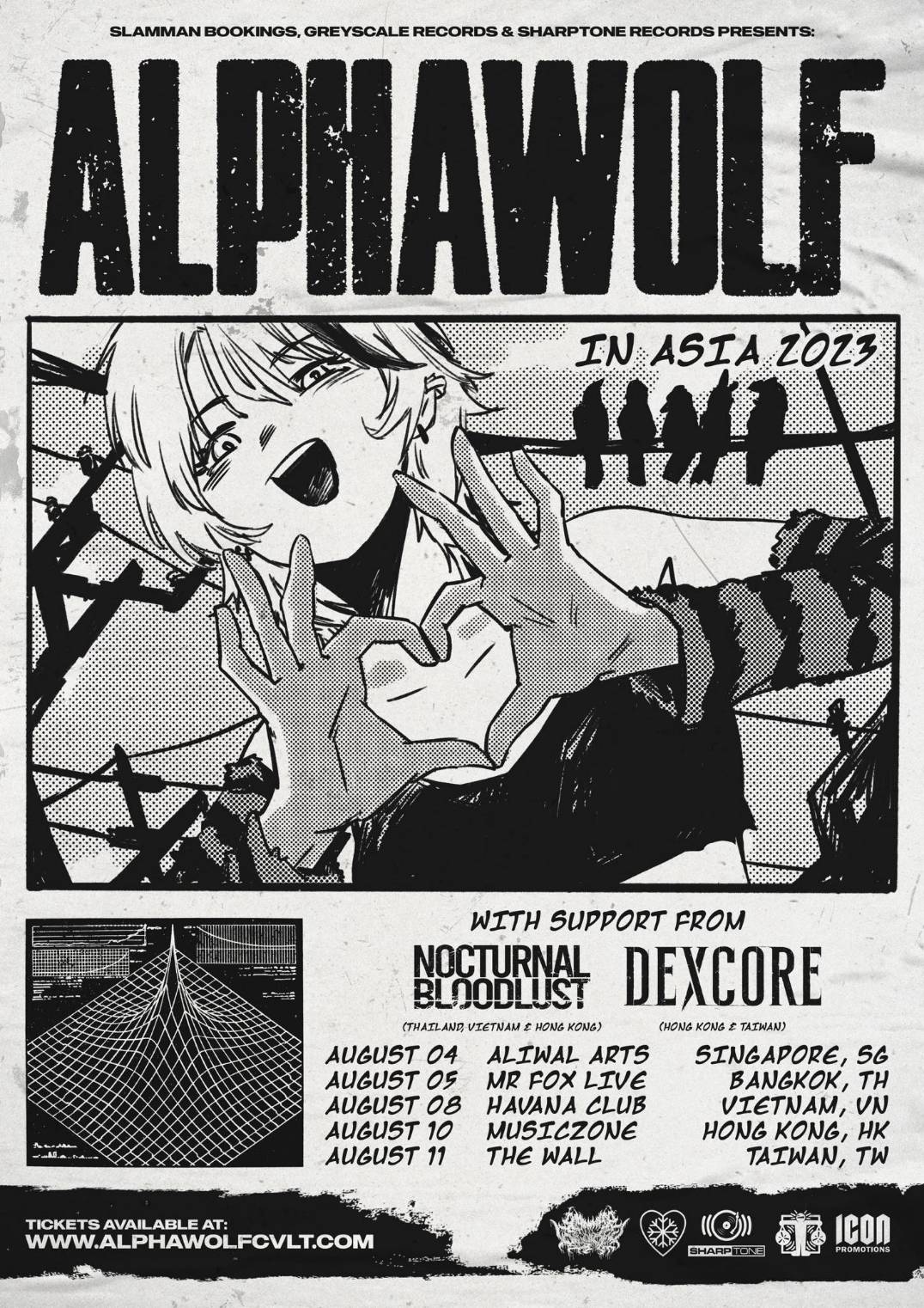 “Alpha Wolf in Asia Tour” に出演決定！