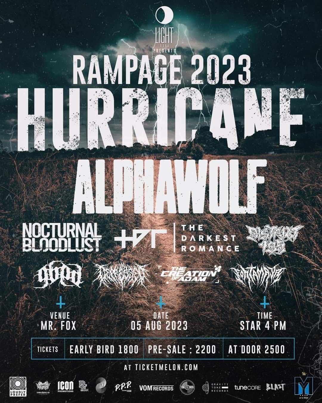 初のBangkok公演 “RAMPAGE HURRICANE 2023” 詳細解禁！