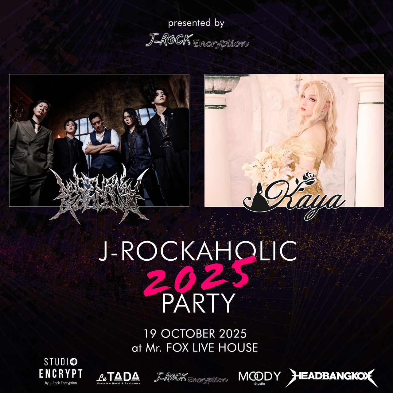“J-Rockaholic PARTY 2025” タイ公演に出演決定！